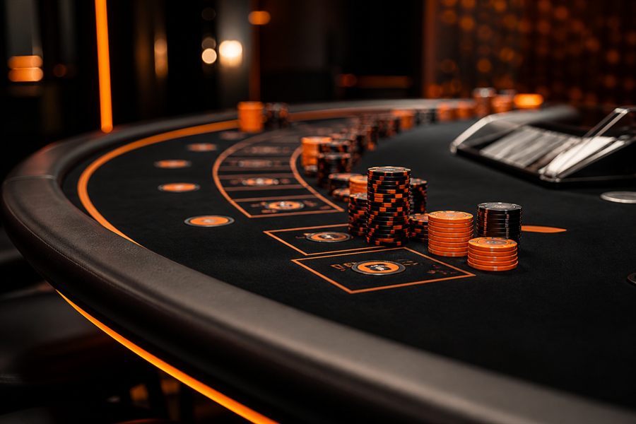 Krupiérka s kartami - baccarat live